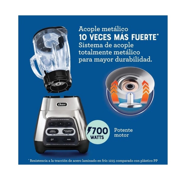 Licuadora Reversible 1.5 Lts Oster BLSTPYG1311NBG Acero - Imagen 4