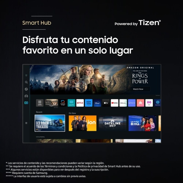 TELEVISOR SMART TV DE 55' CRYSTAL UHD 4K SAMSUNG UN55DU7000G - Imagen 5