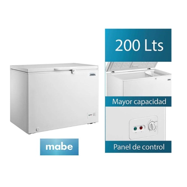 CONGELADORA MABE CHM200PB1 200 Litros BLANCO