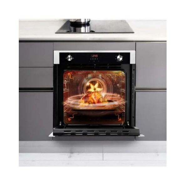 Horno Empotrable SOLE 70L Gas Natural SOLHO007GN Negro e Inox - Imagen 4