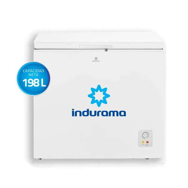 CONGELADORA INDURAMA DEFROST 198LT CI-220BL BLANCO