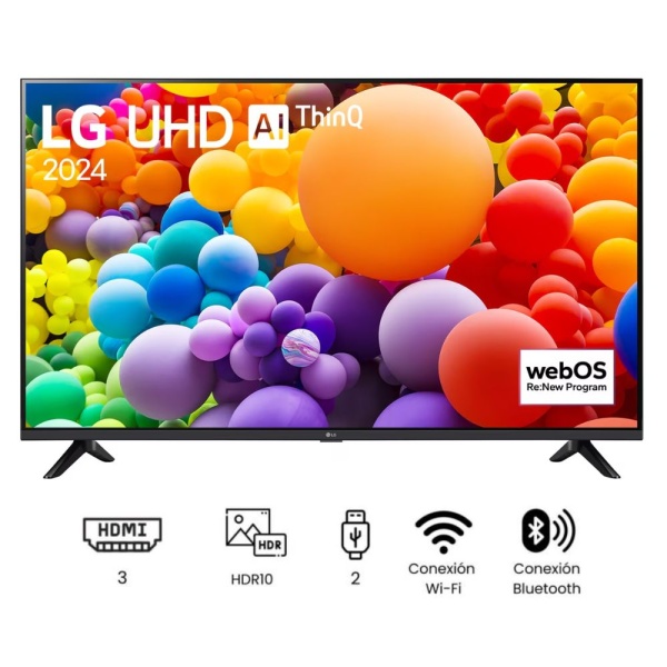 Televisor WebOs Smart Tv 4K UHD de 50" LG 50UT7300PSA 2024