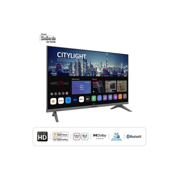 TELEVISOR SMART TV HYUNDAI HD 32" HYLED3256WIM - Imagen 2